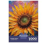 Rompecabezas para Adolescentes De 1000 Piezas Vibrant Sunflower Painting Rompecabezas para Adolescentes Juegos Relajantes para La Diversión Familiar Juego Desafiante Regalos 70x50cm/1000pcs