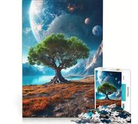 Rompecabezas para Adolescentes de 1000 Piezas Vida en Marte, Juegos educativos, para divertirse en Familia, Regalo de cumpleaños, Regalos de Viaje 38x26cm