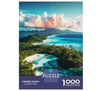 Rompecabezas para Adolescentes De 1000 Piezas View of A Tropical Island Rompecabezas Juegos Familiares Decoración Perfecta Cumpleaños Y Navidad 70x50cm/1000pcs