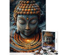 Rompecabezas para Adolescentes de 1000 Piezas Visiones Sagradas Juegos Relajantes Decoración del Hogar Juguetes DIY con Póster y Hoja de Trivia a Juego (50x75cm)