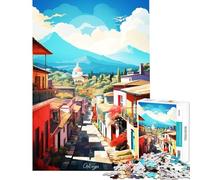 Rompecabezas para Adolescentes de 1000 Piezas Visita Antigua para cumpleaños y Navidad Juego Educativo de dificultad Alta para Mayores de 14 años (38x26cm)