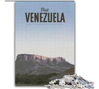 Rompecabezas para Adolescentes de 1000 Piezas, Visita Venezuela, Juguetes educativos, Juegos antiestrés, decoración única para el hogar y Regalos, 75x100cm