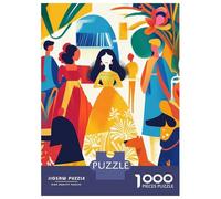 Rompecabezas para Adolescentes De 1000 Piezas Vivid Fauvist Vision of Las Meninas Rompecabezas para Adultos Juguetes Antiestrés Decoración De Pared Interacción Entre Padres E Hijos 70x50cm/1000pcs