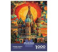 Rompecabezas para Adolescentes De 1000 Piezas Vivid St. Basil's -1 Rompecabezas para Adolescentes Juegos Relajantes para La Diversión Familiar Juego Desafiante Regalos 38x26cm/1000pcs