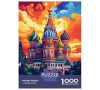Rompecabezas para Adolescentes De 1000 Piezas Vivid St. Basil's Rompecabezas para Adultos Juego De Ingenio Decoración De Pared Difícil Y Desafiante 38x26cm/1000pcs
