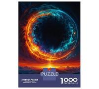Rompecabezas para Adolescentes De 1000 Piezas Volcanic Black Hole in Sky Rompecabezas para Adultos Juego Práctico Vacaciones En Casa Matar El Tiempo Juego Desafiante Regalos 52x38cm/1000pcs