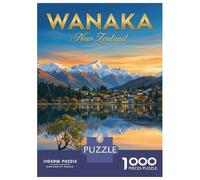 Rompecabezas para Adolescentes De 1000 Piezas Wanaka New Zealand Landscape Rompecabezas para Adultos Juegos Familiares Análisis Y Lógica Cumpleaños Y Navidad 70x50cm/1000pcs