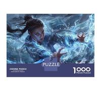 Rompecabezas para Adolescentes De 1000 Piezas Water Elementalist Master of The Waves Rompecabezas para Adolescentes Juegos Relajantes Regalos para Mujeres para Cumpleaños, Navidad 38x26cm/1000pcs