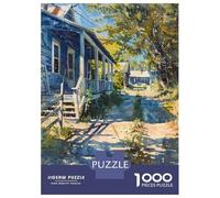 Rompecabezas para Adolescentes De 1000 Piezas Watercolor Landscape Painting-4 Rompecabezas para Adultos Juegos Relajantes Decoración Perfecta Cumpleaños Y Navidad 70x50cm/1000pcs