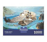 Rompecabezas para Adolescentes De 1000 Piezas We Have Each Otter Rompecabezas Juguetes DIY Alivia El Estrés Interacción Entre Padres E Hijos 38x26cm/1000pcs