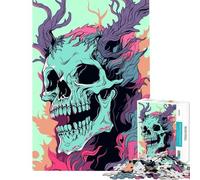 Rompecabezas para Adolescentes de 1000 Piezas Wendigo Pastel Arte Vectorial Actividades Divertidas para Aprender en casa Juguete Educativo para Mayores de 14 años (50x75cm)