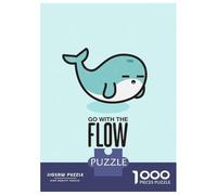 Rompecabezas para Adolescentes De 1000 Piezas Whale in Space Rompecabezas para Adultos Juego De Ingenio Decoración De Pared Regalos para Reducir El Estrés 70x50cm/1000pcs