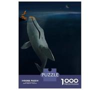 Rompecabezas para Adolescentes De 1000 Piezas Whale Save Fox Rompecabezas para Adultos Juegos Relajantes Una Obra De Arte Cumpleaños 70x50cm/1000pcs