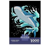 Rompecabezas para Adolescentes De 1000 Piezas Whale Shark Scuba Diving Rompecabezas para Adultos Juguete Decoración De Pared Carrera De Velocidad Manual Desafío Educativo 52x38cm/1000pcs