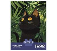 Rompecabezas para Adolescentes De 1000 Piezas Whiskers in The Wild Cat Rompecabezas para Adultos Juguete Decoración De Pared Corte De Precisión para Cumpleaños, Navidad 52x38cm/1000pcs
