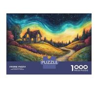 Rompecabezas para Adolescentes De 1000 Piezas Whispering Hills A Cozy Retreat Rompecabezas para Adultos Juegos Relajantes Análisis Y Lógica Difícil Y Desafiante 52x38cm/1000pcs