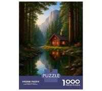 Rompecabezas para Adolescentes De 1000 Piezas Whispers of The Forest Cabin Rompecabezas para Adolescentes Juegos Relajantes Carrera De Velocidad De Manos 70x50cm/1000pcs