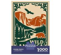 Rompecabezas para Adolescentes De 1000 Piezas Wild America Vintage Rompecabezas para Adultos Juegos Relajantes Regalos De Cumpleaños para Amigos Y Familiares 38x26cm/1000pcs
