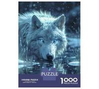 Rompecabezas para Adolescentes De 1000 Piezas Wild Wolf in The Snow Rompecabezas para Adultos Juguetes De Bricolaje Análisis Y Lógica Regalo De Cumpleaños, Regalos, 52x38cm/1000pcs