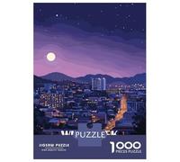 Rompecabezas para Adolescentes De 1000 Piezas Windhoek Namibia Cityscape at Night Rompecabezas para Adultos Juguetes Antiestrés Regalo De Cumpleaños Cumpleaños 70x50cm/1000pcs
