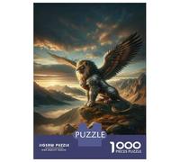 Rompecabezas para Adolescentes De 1000 Piezas Winged Lion Statue for Sale Rompecabezas para Adultos Juegos Relajantes Desafío Difícil Cumpleaños 70x50cm/1000pcs