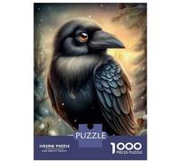 Rompecabezas para Adolescentes De 1000 Piezas Winter Raven Rompecabezas para Adolescentes Juegos Relajantes Regalos para Mujeres Diversión En Casa Actividades, 52x38cm/1000pcs