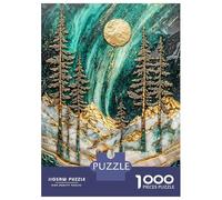 Rompecabezas para Adolescentes De 1000 Piezas Winters Golden Glow Rompecabezas para Adultos Juego Práctico Decoración Perfecta Regalos Y Cumpleaños Únicos 52x38cm/1000pcs