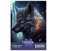 Rompecabezas para Adolescentes De 1000 Piezas Wolf Anime Animal Rompecabezas para Adultos Juegos Familiares Pero Divertidos Y Humorísticos Desafío Educativo 70x50cm/1000pcs