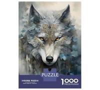 Rompecabezas para Adolescentes De 1000 Piezas Wolf Fantasy Art Print-7 Rompecabezas para Adultos Juguete Decoración De Pared Mejora La Memoria Regalos De Cumpleaños Y Únicos 70x50cm/1000pcs