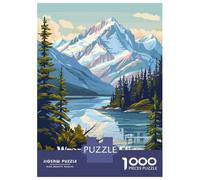 Rompecabezas para Adolescentes De 1000 Piezas Wrangell-St. Elias National Park Alaska Rompecabezas para Adultos Juguetes Antiestrés Regalo De Cumpleaños para Cumpleaños, Navidad 52x38cm/1000pcs