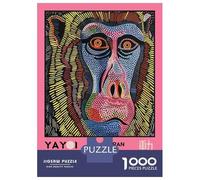 Rompecabezas Para Adolescentes De 1000 Piezas Yayoi Kusama Mandrill No.4 Exhibition Poster Rompecabezas Para Adultos Juguete Decoración De Pared Corte De Precisión Para Cumpleaños, Navidad 52x38cm/100