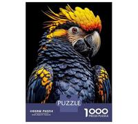 Rompecabezas para Adolescentes De 1000 Piezas Yellow-Crested Cockatoo Portrait Rompecabezas para Adultos Juego Práctico Decoración Perfecta Regalos Y Cumpleaños Únicos 52x38cm/1000pcs