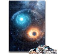Rompecabezas para Adolescentes de 1000 Piezas Yin y Yang: Entrena tu Cerebro y Tus Manos Interacción Entre Padres e Hijos para Mayores de 14 años 50x75cm