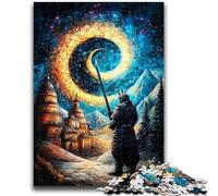 Rompecabezas para Adolescentes de 1000 Piezas, Yin Yang Ninja, Juguetes educativos de Aprendizaje, Juegos Familiares, fomenta el Amor en Pareja, 26x38cm