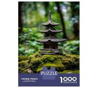 Rompecabezas para Adolescentes De 1000 Piezas Zen Japanese Pagoda Temple Rompecabezas para Adultos Juguetes De Bricolaje Análisis Y Lógica Regalo De Cumpleaños, Regalos, 52x38cm/1000pcs