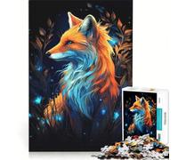 Rompecabezas para Adolescentes de 1000 Piezas Zorro en el Bosque, Juego de ingenio, Actividades Divertidas para Hacer en casa, Regalo para Mujeres 38x26cm