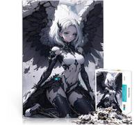 Rompecabezas para Adolescentes de 2000 Piezas Ángel Diablo Blanco Juguetes de Juego para Regalo Familiar Una Obra de Arte 70x100cm