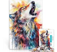 Rompecabezas para Adolescentes de 2000 Piezas Arte de fantasía de Lobo Juguetes de Juego desafiantes Lista de Deseos con Papá Noel 70x100cm