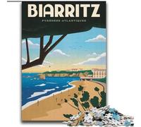 Rompecabezas para Adolescentes de 2000 Piezas Biarritz, Juguete Educativo Toda la Familia a Partir de 14 años, 70x100cm