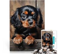 Rompecabezas para Adolescentes de 2000 Piezas Cachorro Cavalier para el Juguete de desafío de Juego Educativo Apto para Parejas 70x100cm