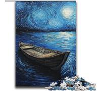 Rompecabezas para Adolescentes de 2000 Piezas, Canoa de Cielo Nocturno, Ayuda a ejercitar el Cerebro, Juguetes adictivos para Cultivar la Paciencia, Gran Regalo, 70x100cm