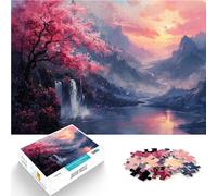 Rompecabezas para Adolescentes de 2000 Piezas Cascadas de Paisaje para el Juguete de desafío de Juego Educativo Ideas de Regalos 70x100cm