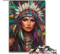 Rompecabezas para Adolescentes de 2000 Piezas de Princesa India, un Juego desafiante para Jugar en Familia Toda la Familia 70x100cm