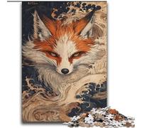 Rompecabezas para Adolescentes de 2000 Piezas, diseño de Zorro y Dios, Ayuda a ejercitar el Cerebro, Juguetes adictivos para Cultivar la Paciencia, Gran Regalo, 70x100cm