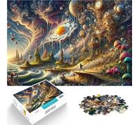 Rompecabezas para Adolescentes de 2000 Piezas Fantasía del Huevo del Amanecer Montaje de Patrones Lista de Deseos con Papá Noel 70x100cm