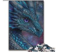 Rompecabezas para Adolescentes de 2000 Piezas, Hermoso dragón con Galaxia Brillante, Juguetes educativos, Juegos Familiares, Regalos para Amigos y Familiares, 70x100cm