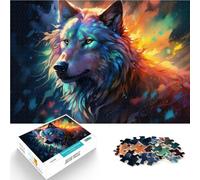Rompecabezas para Adolescentes de 2000 Piezas Ilustración de Lobo - Llamada de lo Salvaje Juego de ingenio Gran Regalo 70x100cm