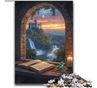 Rompecabezas para Adolescentes de 2000 Piezas, Libros de The Window, Juego Familiar para aliviar el estrés, desafío difícil, Regalo de Amigo Secreto, 70x100cm