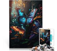Rompecabezas para Adolescentes de 2000 Piezas Mariposa Espacial Reducción del estrés Interesante Regalo de Obra de Arte 70x100cm