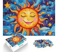 Rompecabezas para Adolescentes de 2000 Piezas Mosaico del Sol Sonriente Montaje de Patrones Adecuado para decoración de Escritorio. 70x100cm